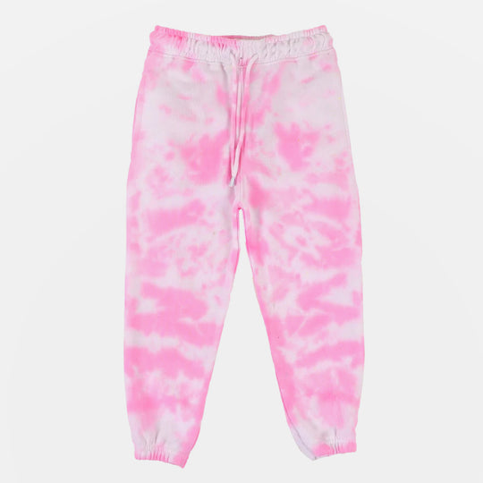 Girls Pajama Pink  - Tie Dye