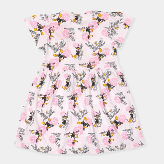 Girls Frock Printed Character- Printed