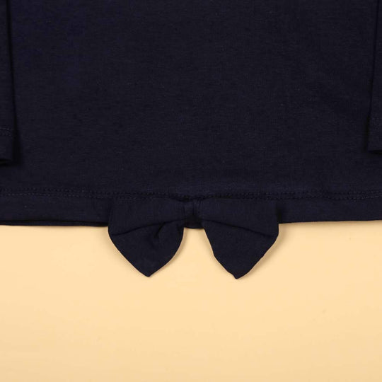 Fold Your Future T-Shirt For Girls - Blue (BTS-190)
