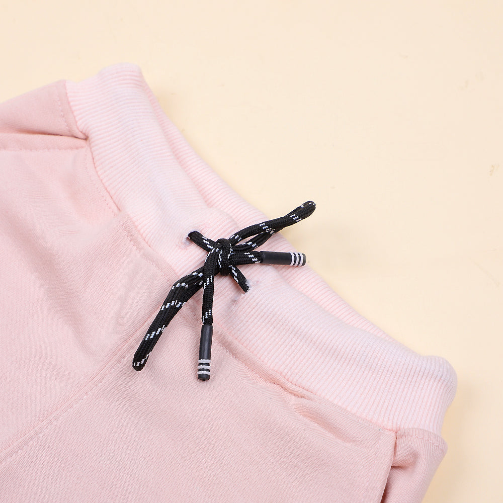 Youth Terry Pajama For Girls - Peach