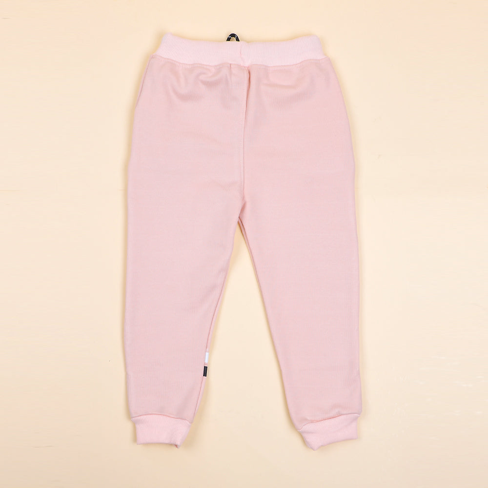 Youth Terry Pajama For Girls - Peach