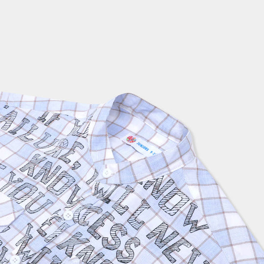 Boys Casual Shirt Success- Sky Blue