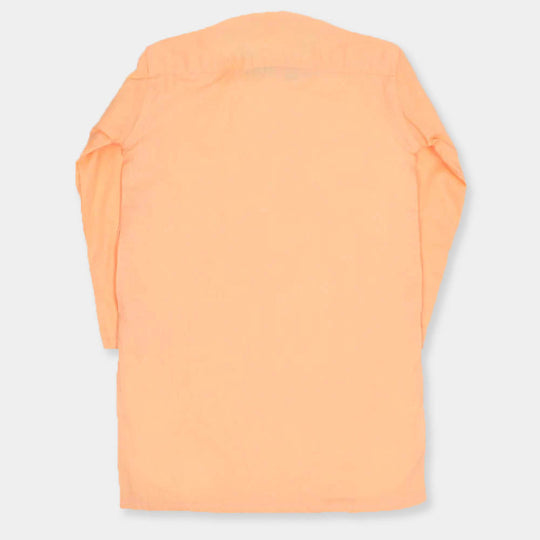 Boys Basic Kurta -Cream Puff
