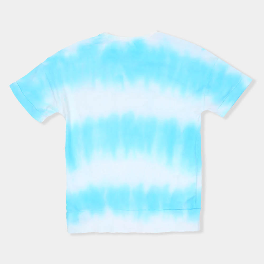 Girls T-Shirt No Planet B - Tie Dye 1