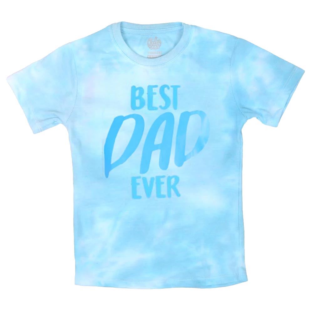 T-Shirt H/S Best Dad Ever - Blue