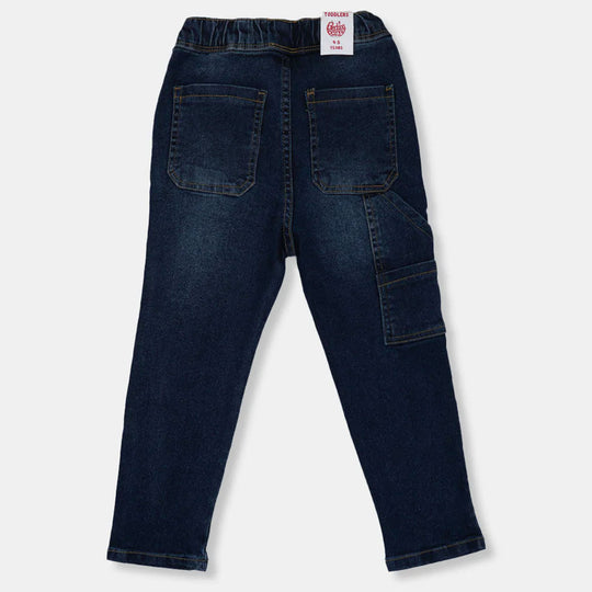 Infant Boys Pant Denim Street Style-Dark Blue