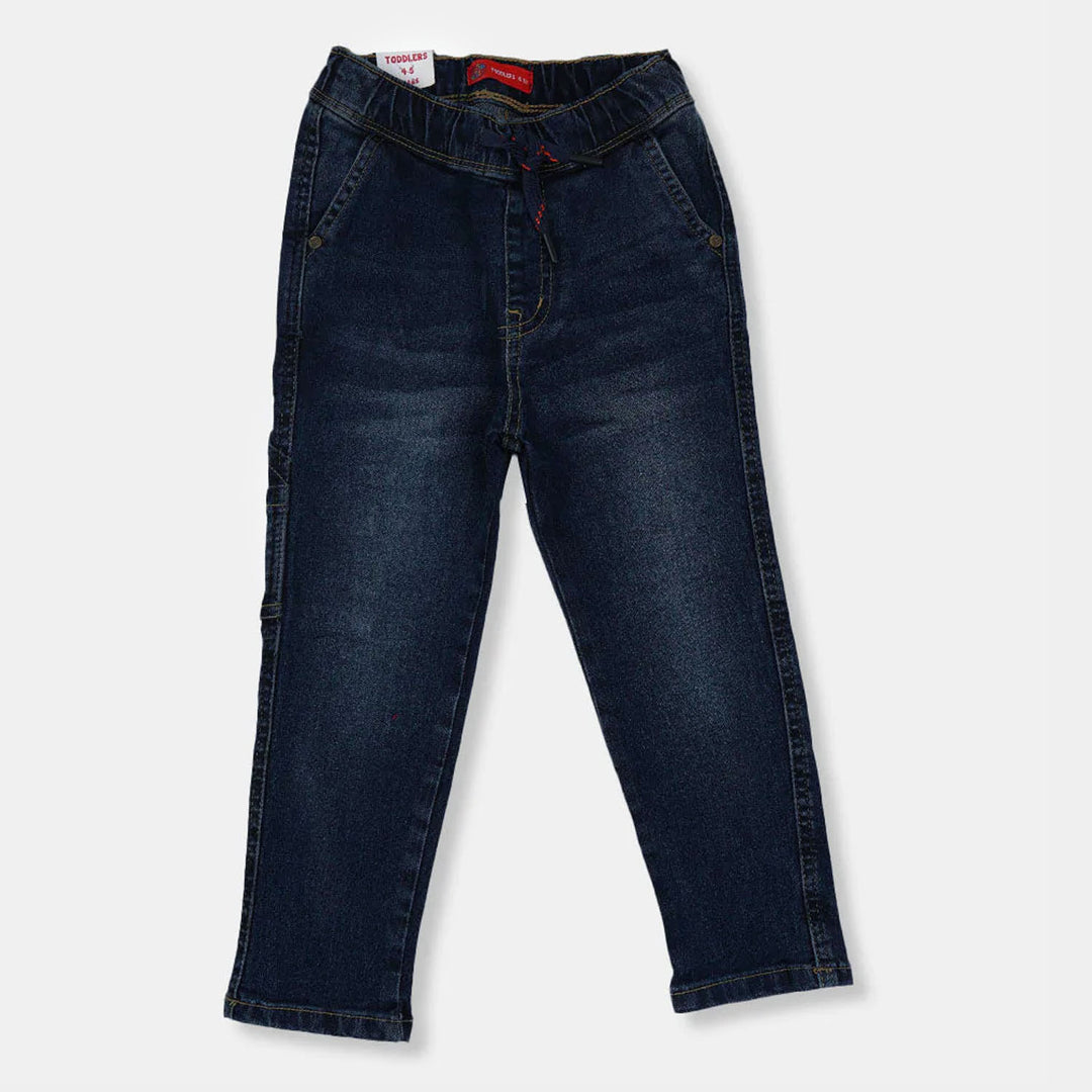 Infant Boys Pant Denim Street Style-Dark Blue