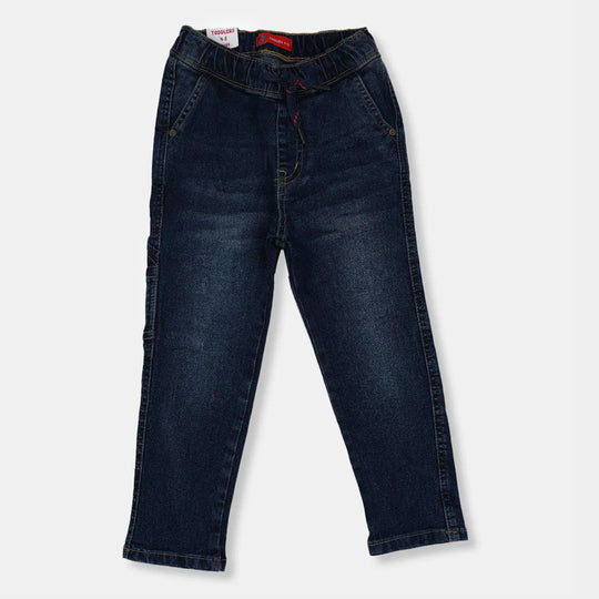 Infant Boys Pant Denim Street Style-Dark Blue