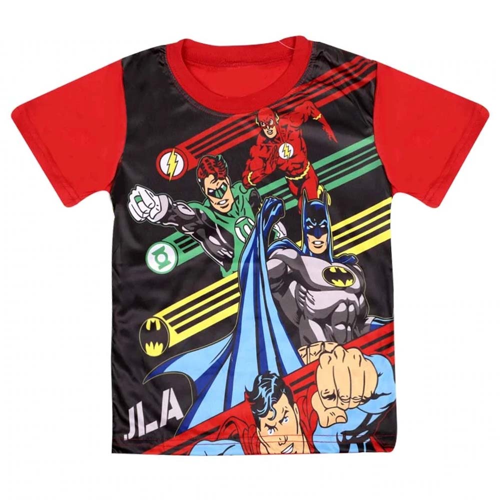Super Heroes 2 PCs Suit For Boys - Black/Red