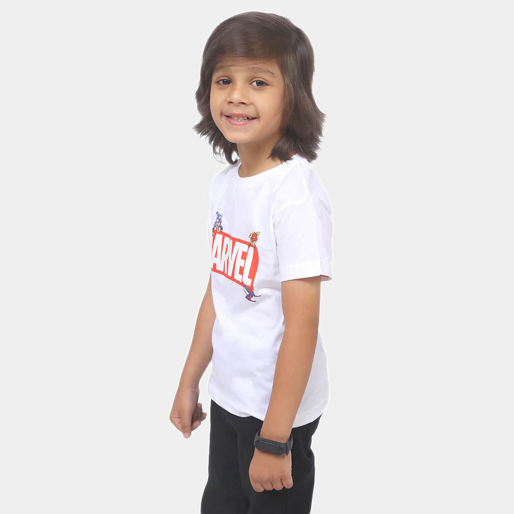Boys Character T-Shirt - White