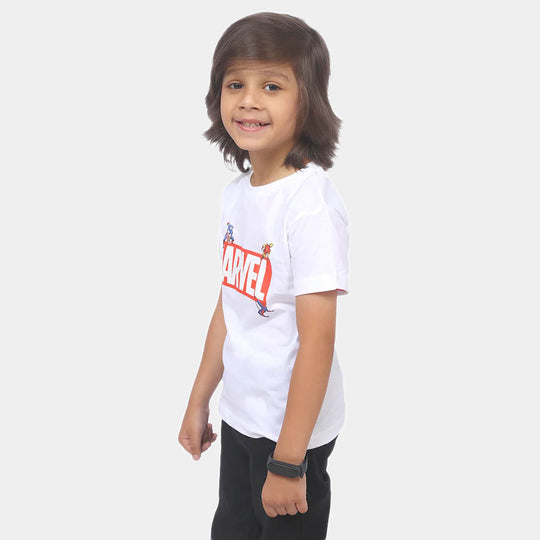 Boys Character T-Shirt - White