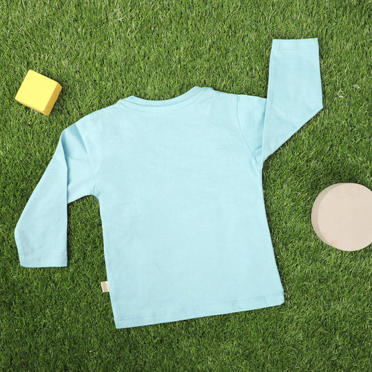 Wild & Free T-Shirt For Boys - Blue