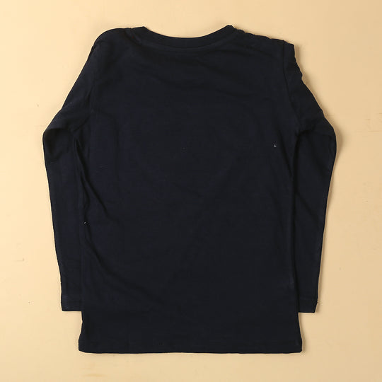 Character Night Suit For Boys - Navy