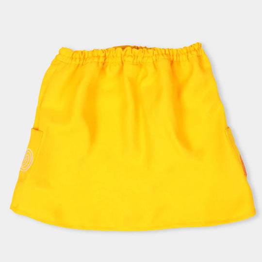 Girls Skirt Cotton Rainbow - Yellow