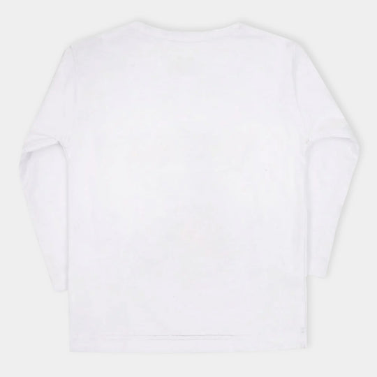Infant Boys Knitted Night Suit - White