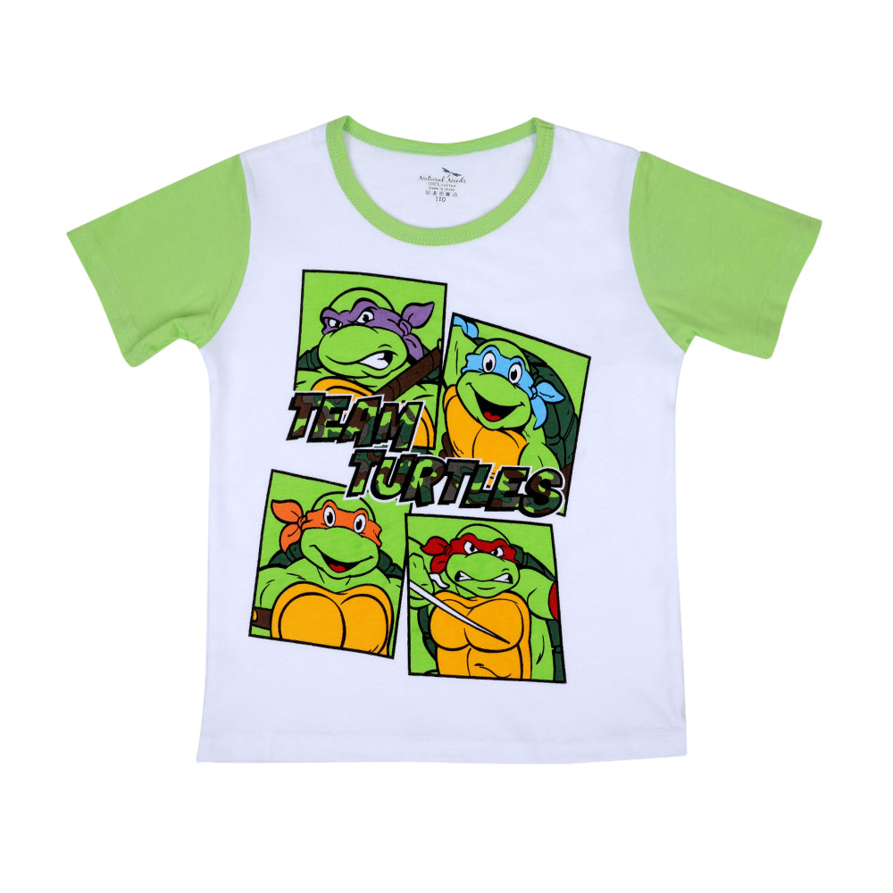 Character 2 Pcs Suit For Boys - White/Green