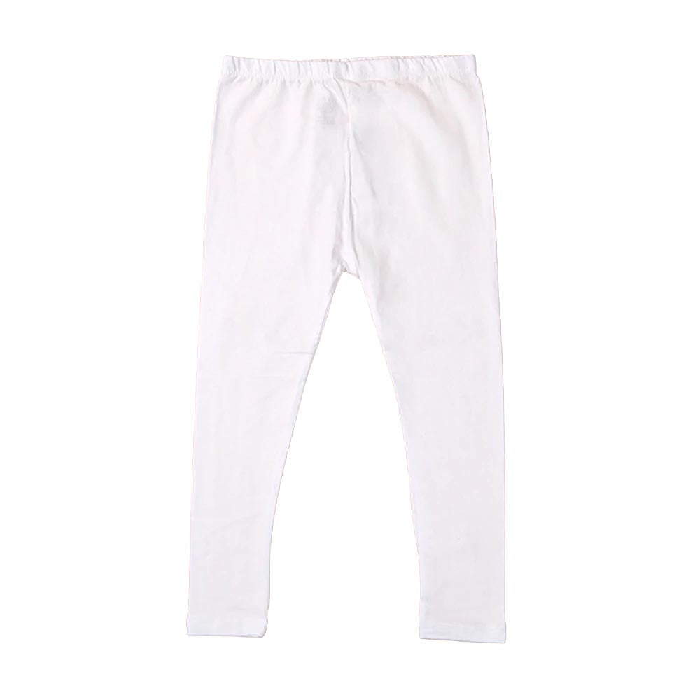 Basic Tights For Girls - White