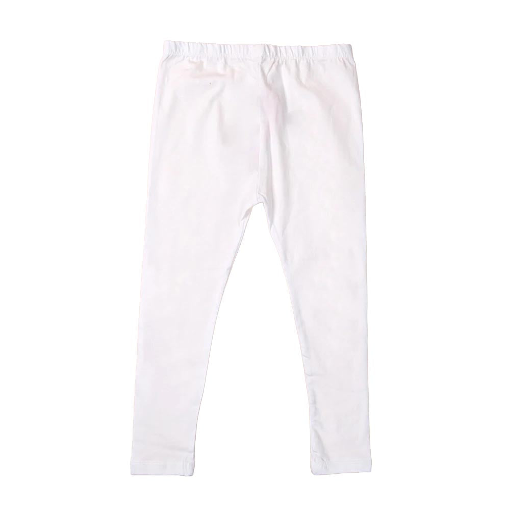 Basic Tights For Girls - White