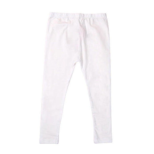 Basic Tights For Girls - White