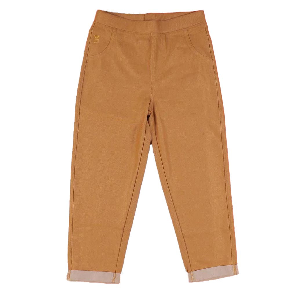 Infant Jeggings For Girls - Light Brown