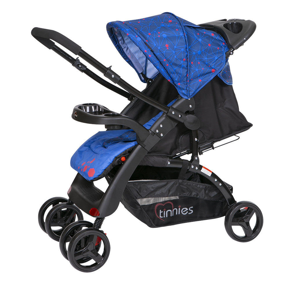 Tinnies Baby Stroller Reversible Handle Royal Blue C-18D