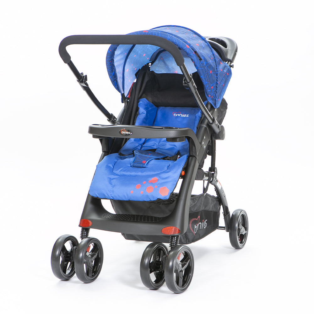 Tinnies Baby Stroller Reversible Handle Royal Blue C-18D