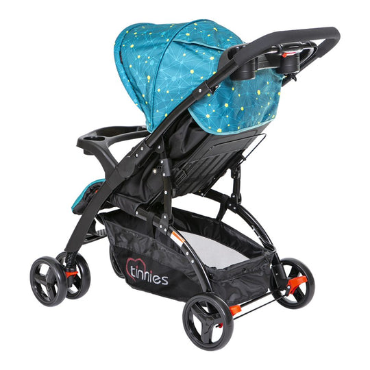 Tinnies Baby Stroller Reversible Handle Acid Blue C-18D