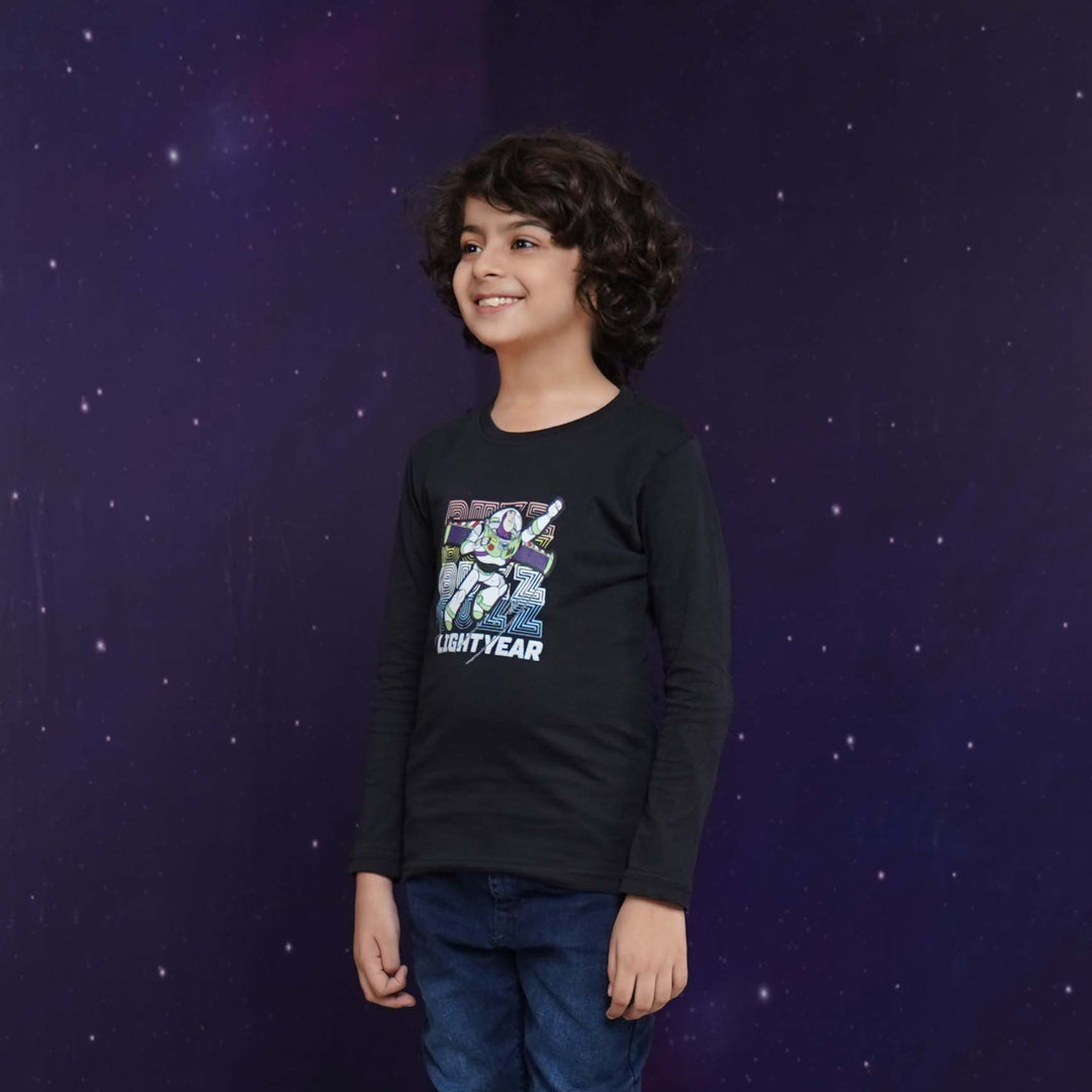 Boys T-Shirt F/S Lightyear - Jet-Black