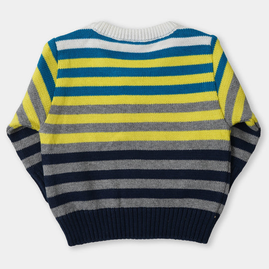 Infant Boys Sweater Groovy Stripe - Multi