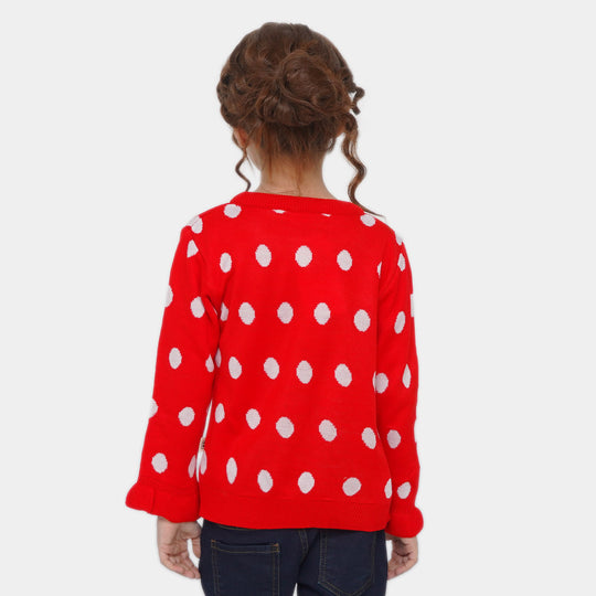 Girls Sweater BP31-22 - Red