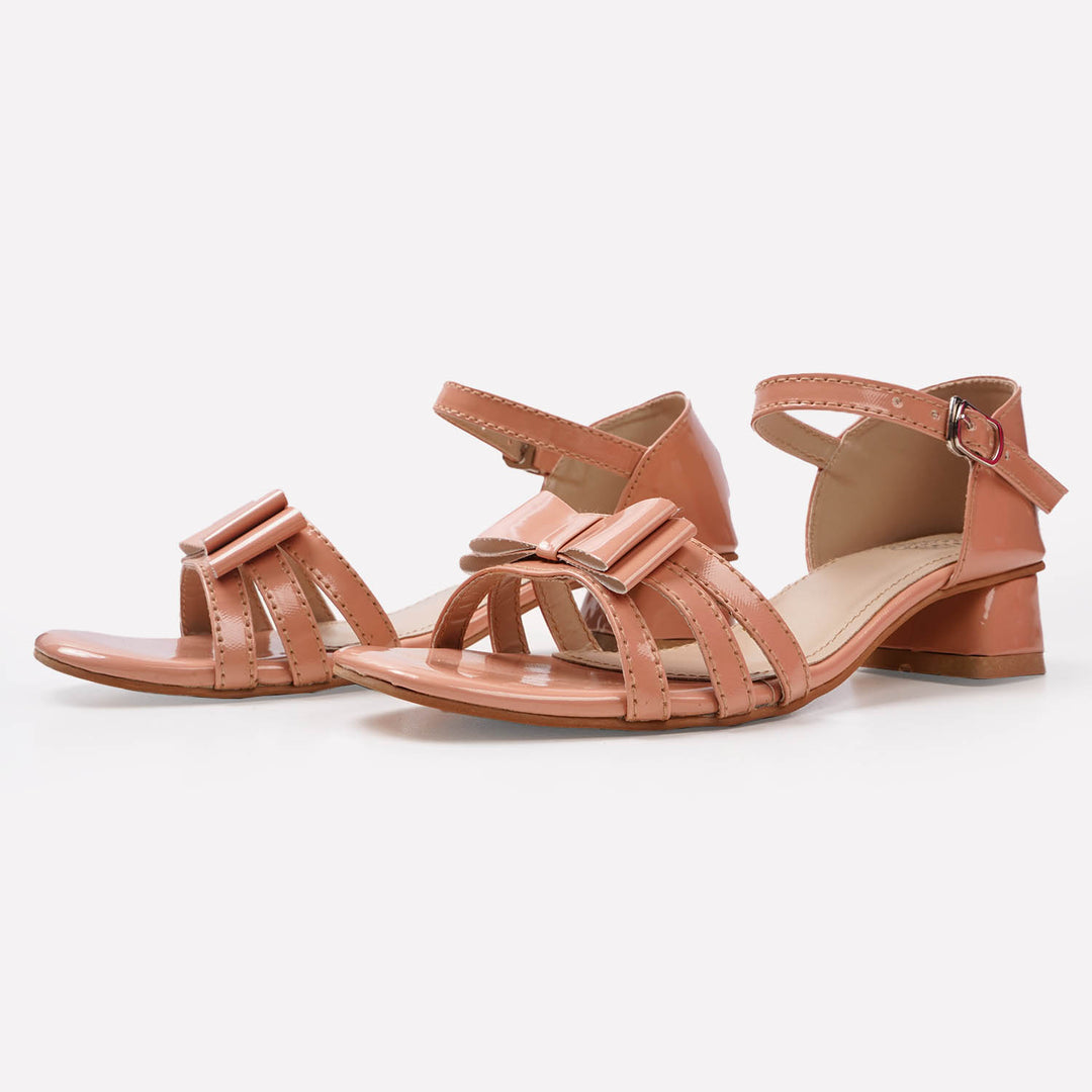 Girls Sandal Heels SD-13 - Peach