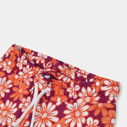 Girls Pajama Big Flower - Multi