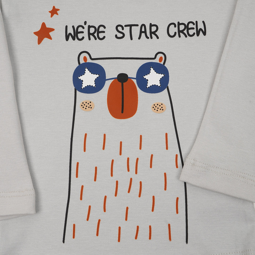 Infant Boys Suit 2 Pcs Oh My Bear - D.Blue