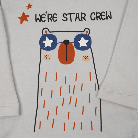 Infant Boys Suit 2 Pcs Oh My Bear - D.Blue
