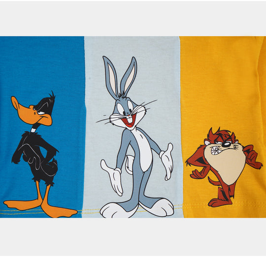 Infant Boys Round Neck T-Shirt Character- Multi