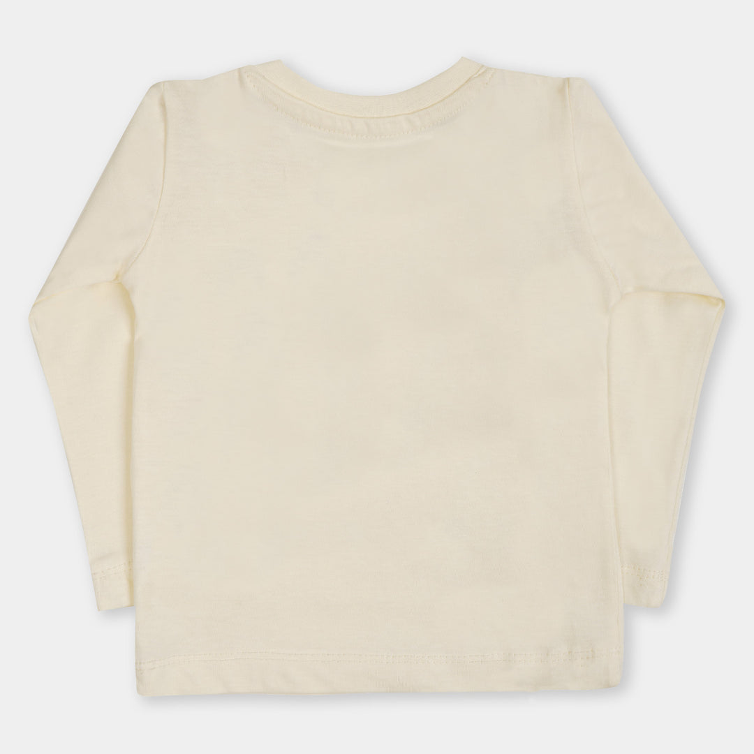 Infant Girls T-Shirt Vegetables - Cream