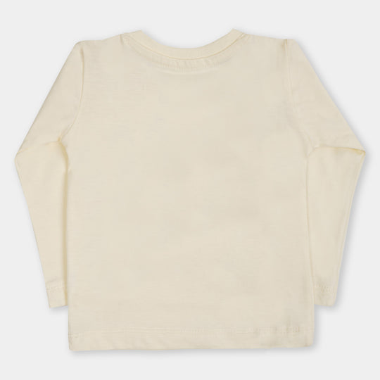 Infant Girls T-Shirt Vegetables - Cream