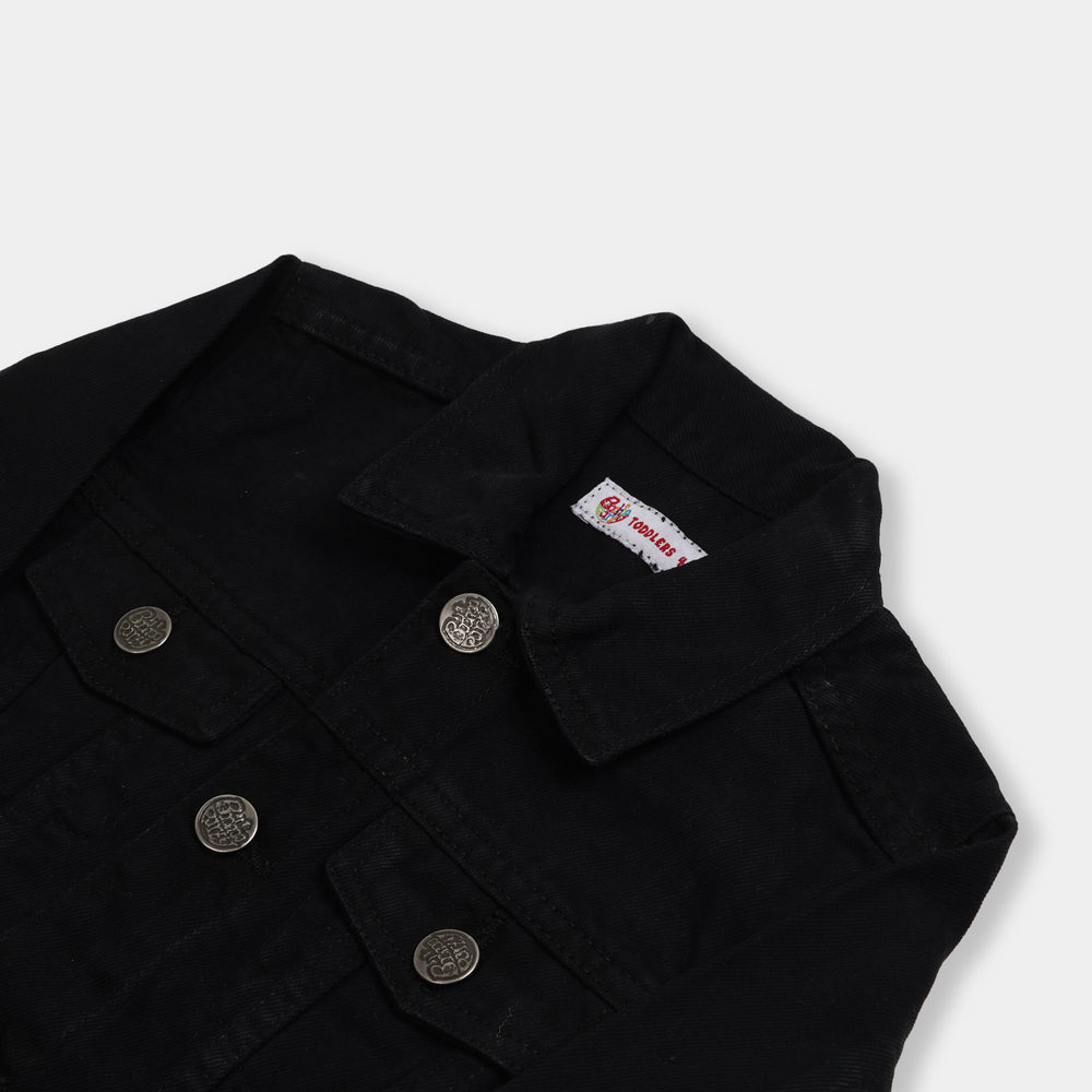 Boys Denim Jacket Basic - Black