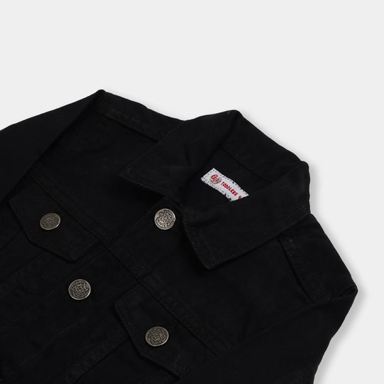 Boys Denim Jacket Basic - Black