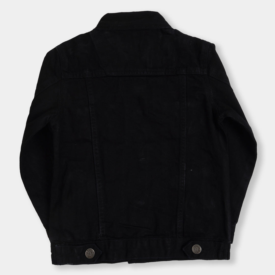 Boys Denim Jacket Basic - Black