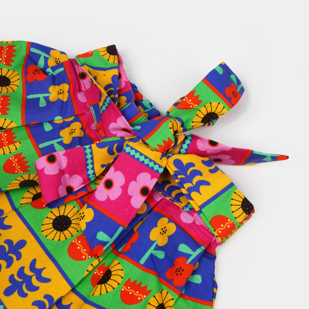 Infant Girls Cotton Casual Skirt - Multi