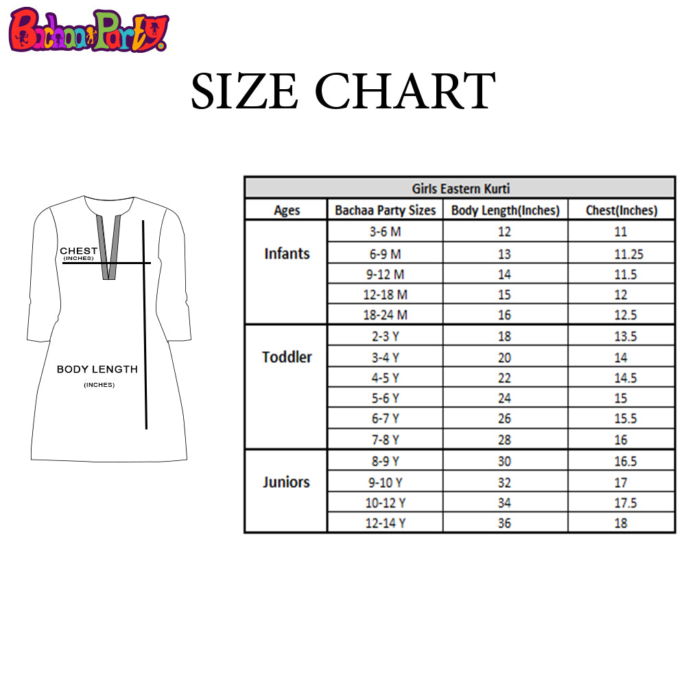 Girls Kurti - L.T Blue