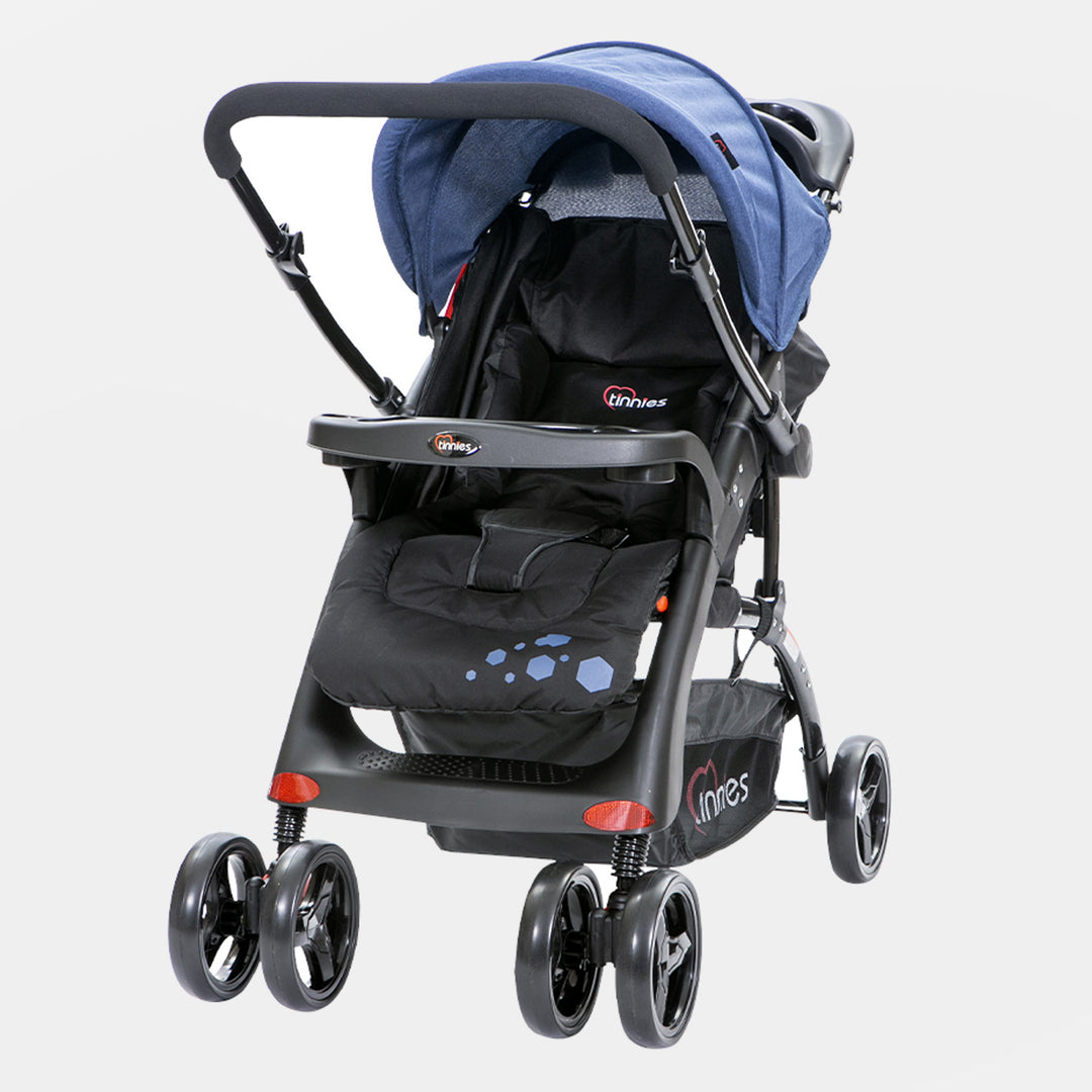 Tinnies Baby Stroller Reversible Handle Black C-18D