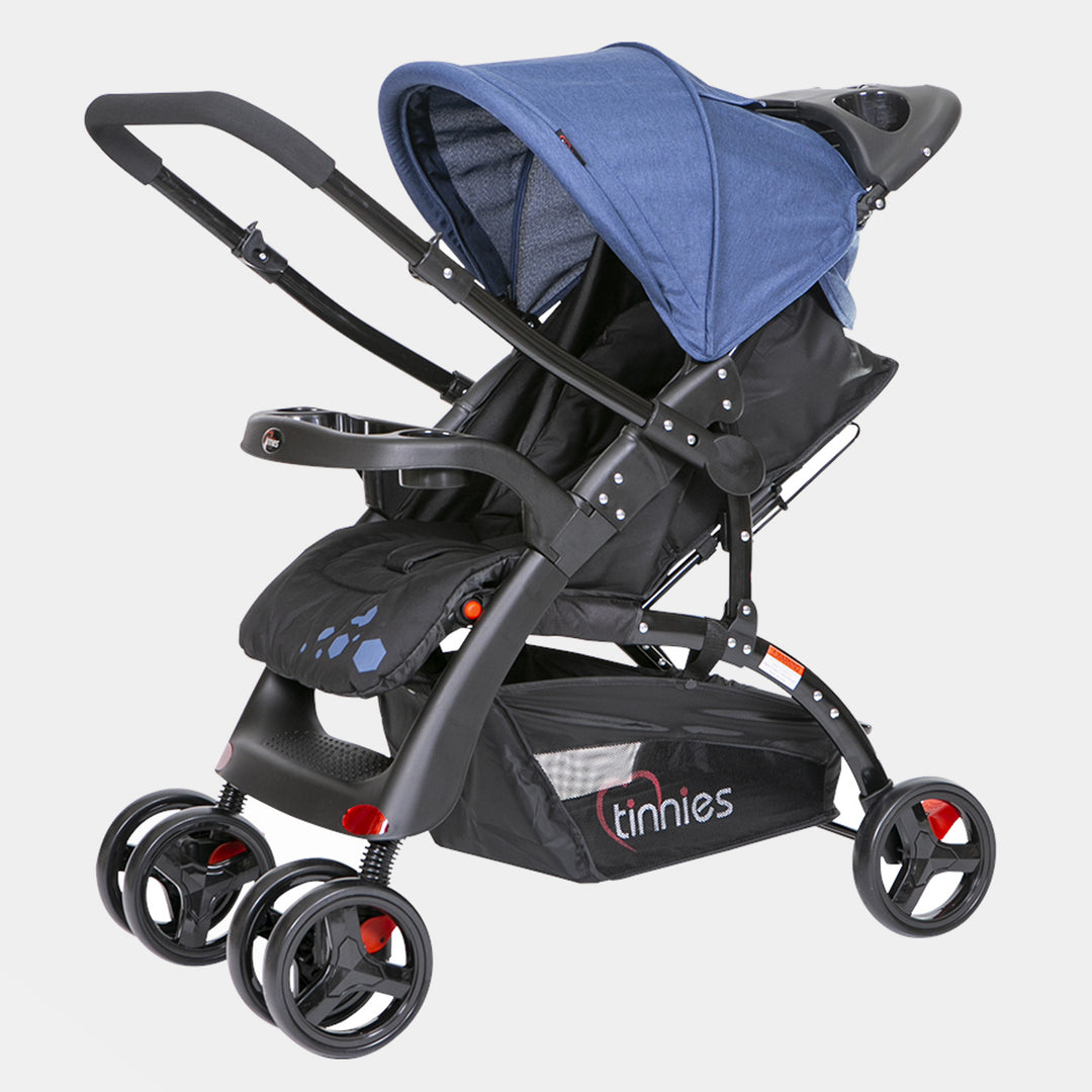 Tinnies Baby Stroller Reversible Handle Black C-18D