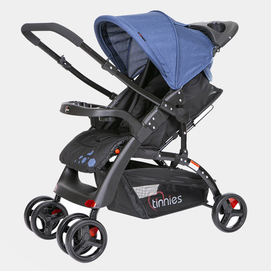 Tinnies Baby Stroller Reversible Handle Black C-18D