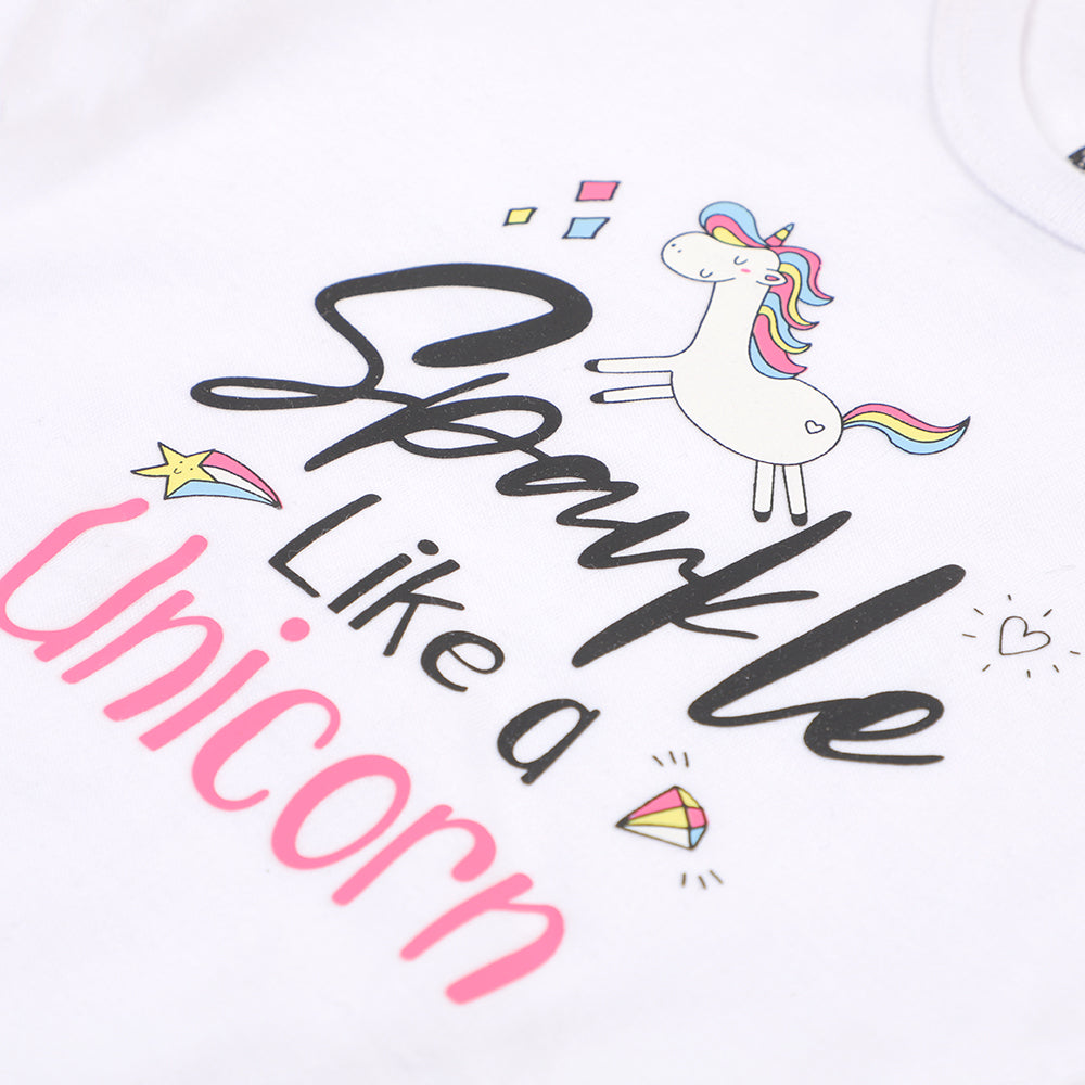 Infants Girls Set 4Pc Sparkle - B. White