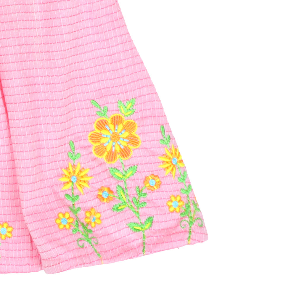Infants Girls Embroidered Top Fairytale - Pink