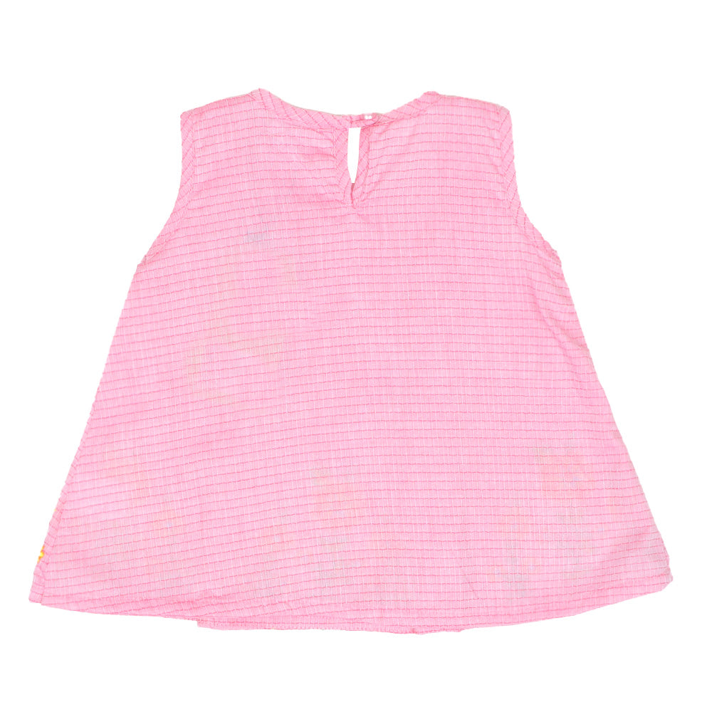 Infants Girls Embroidered Top Fairytale - Pink