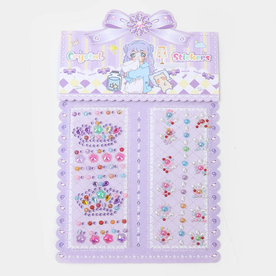 Cute Fun Crystal Sticker | Multi