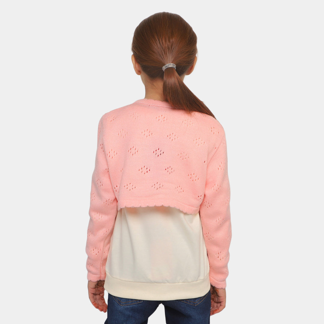 Girls Shrug - Pink